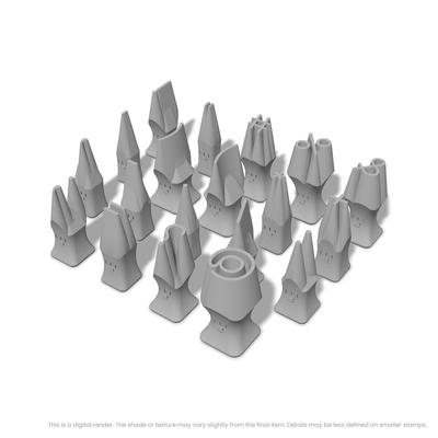 Comfortaa | Symbol Stamp Sets - Ceramind® Tools