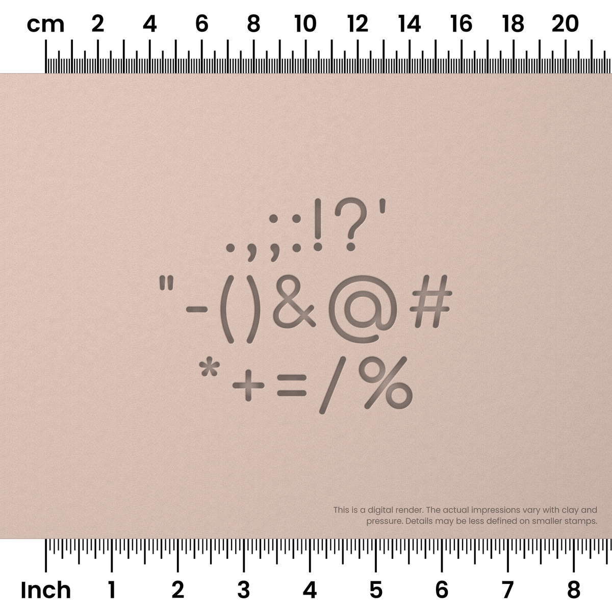 Comfortaa | Symbol Stamp Sets - Ceramind® Tools