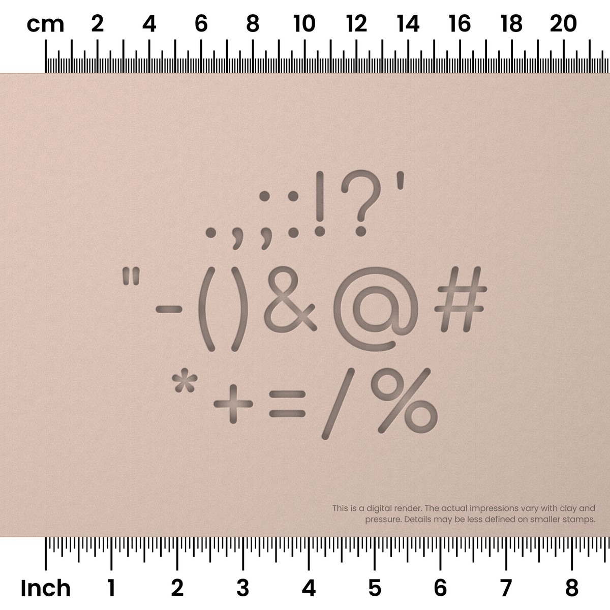 Comfortaa | Symbol Stamp Sets - Ceramind® Tools