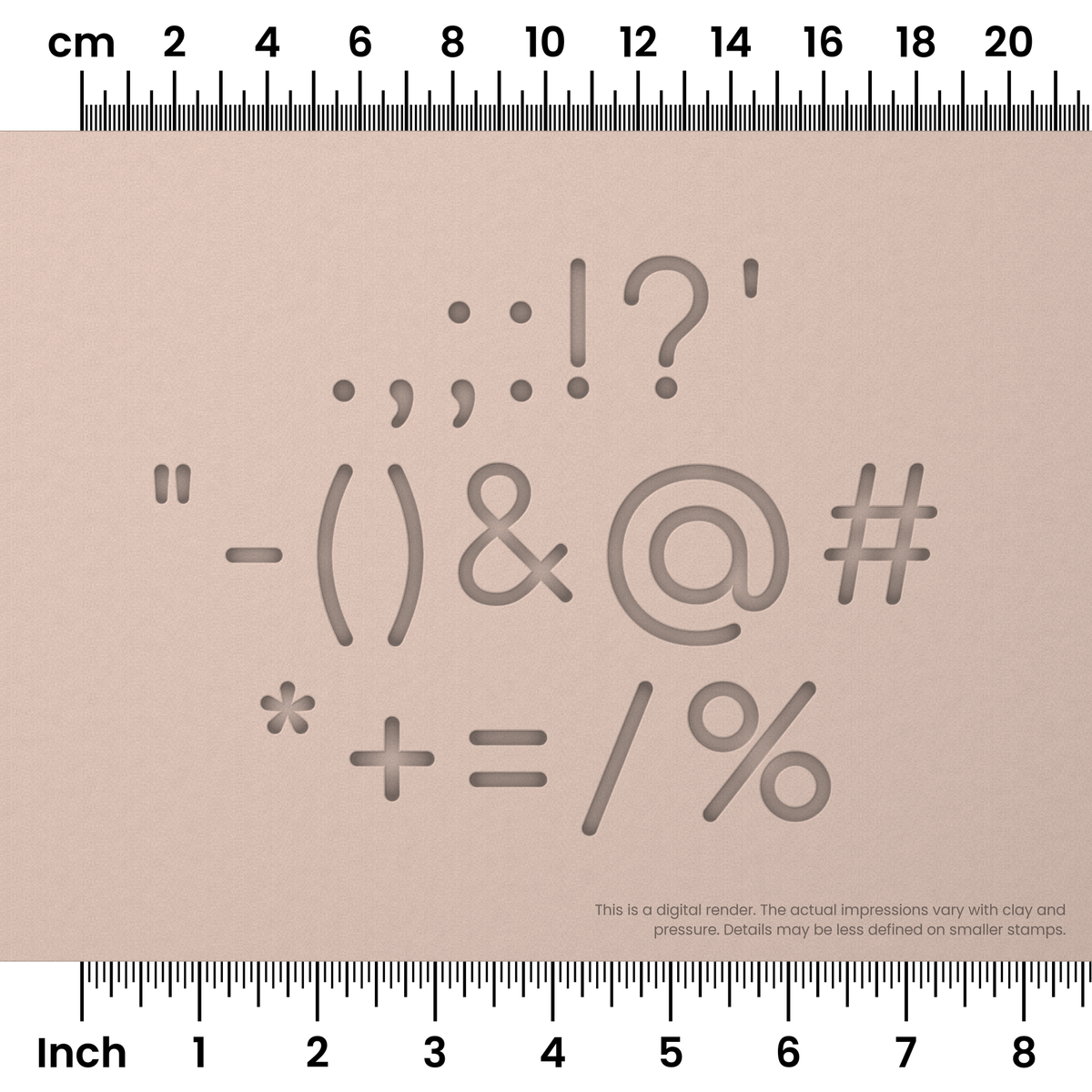 Comfortaa | Symbol Stamp Sets - Ceramind® Tools