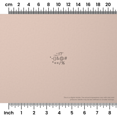 Comfortaa | Symbol Stamp Sets - Ceramind® Tools