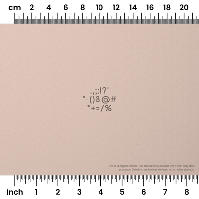 Comfortaa | Symbol Stamp Sets - Ceramind® Tools