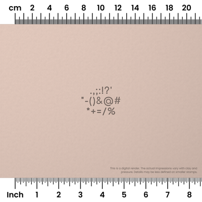 Comfortaa | Symbol Stamp Sets - Ceramind® Tools