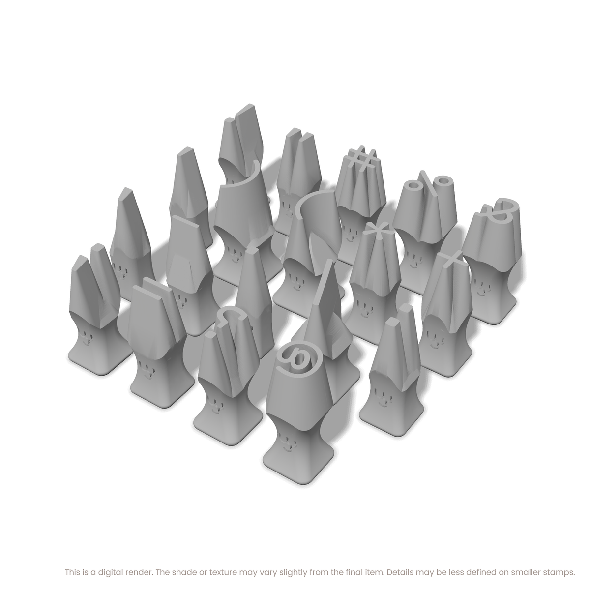 Courier Prime | Symbol Stamp Sets - Ceramind® Tools