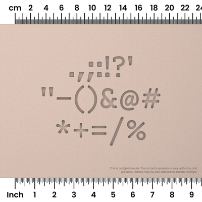 Courier Prime | Symbol Stamp Sets - Ceramind® Tools