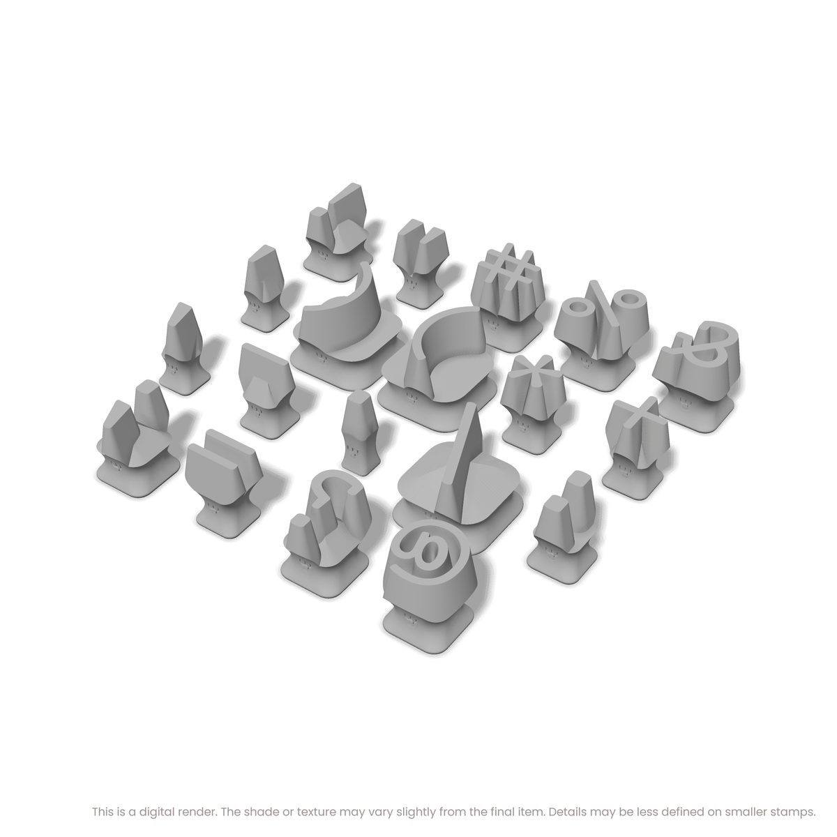 Courier Prime | Symbol Stamp Sets - Ceramind® Tools
