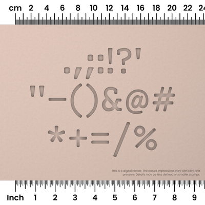 Courier Prime | Symbol Stamp Sets - Ceramind® Tools