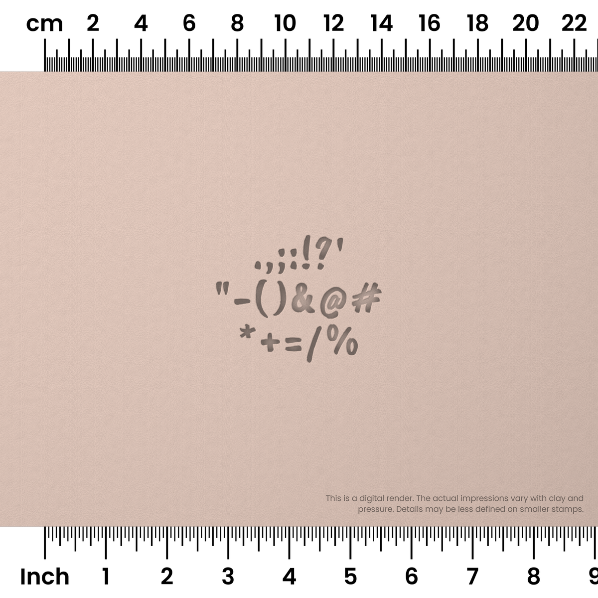 Caveat Brush | Symbol Stamp Sets - Ceramind® Tools