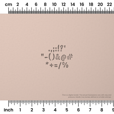 Caveat Brush | Symbol Stamp Sets - Ceramind® Tools