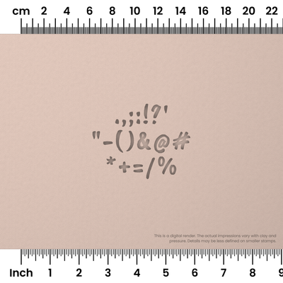 Caveat Brush | Symbol Stamp Sets - Ceramind® Tools