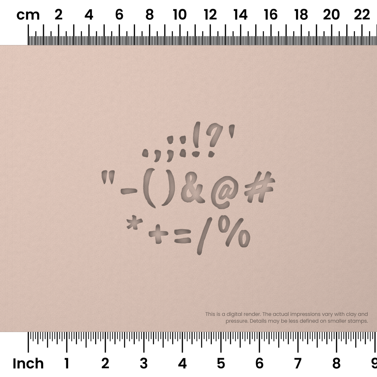 Caveat Brush | Symbol Stamp Sets - Ceramind® Tools