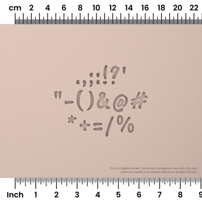 Caveat Brush | Symbol Stamp Sets - Ceramind® Tools