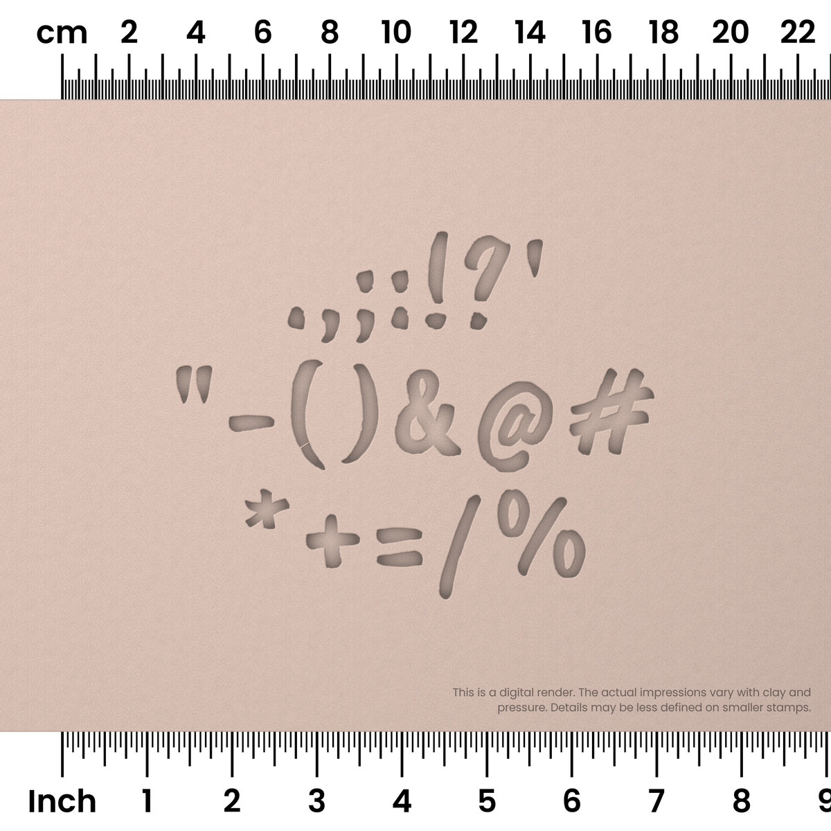 Caveat Brush | Symbol Stamp Sets - Ceramind® Tools