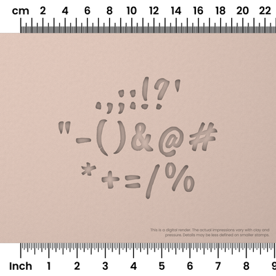 Caveat Brush | Symbol Stamp Sets - Ceramind® Tools