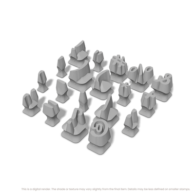 Caveat Brush | Symbol Stamp Sets - Ceramind® Tools