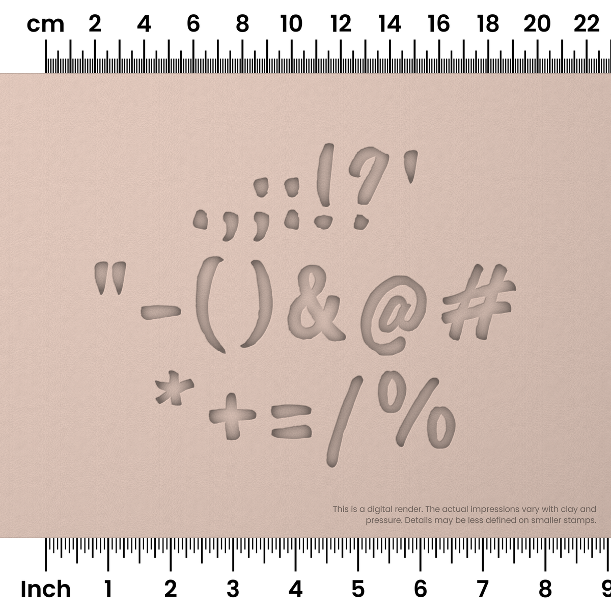 Caveat Brush | Symbol Stamp Sets - Ceramind® Tools