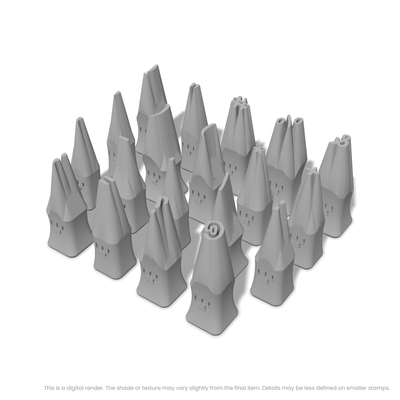 Caveat Brush | Symbol Stamp Sets - Ceramind® Tools
