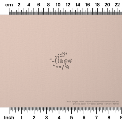Caveat Brush | Symbol Stamp Sets - Ceramind® Tools