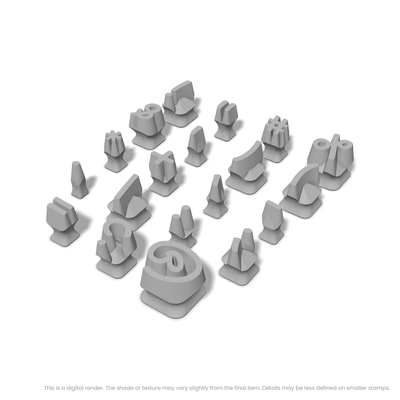 Gochi Hand | Symbol Stamp Sets - Ceramind® Tools