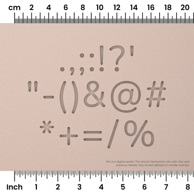 Nunito | Symbol Stamp Sets - Ceramind® Tools