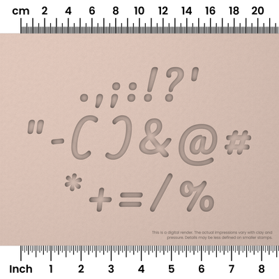 Pacifico | Symbol Stamp Sets - Ceramind® Tools