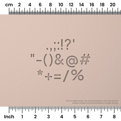 Plus Jakarta Sans | Symbol Stamp Sets - Ceramind® Tools