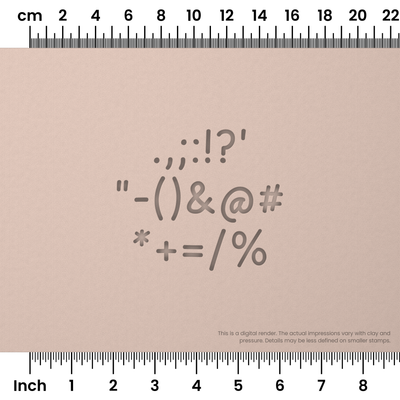 Playpen Sans | Symbol Stamp Sets - Ceramind® Tools