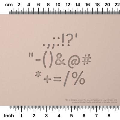 Playpen Sans | Symbol Stamp Sets - Ceramind® Tools