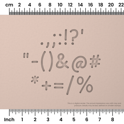 Playpen Sans | Symbol Stamp Sets - Ceramind® Tools