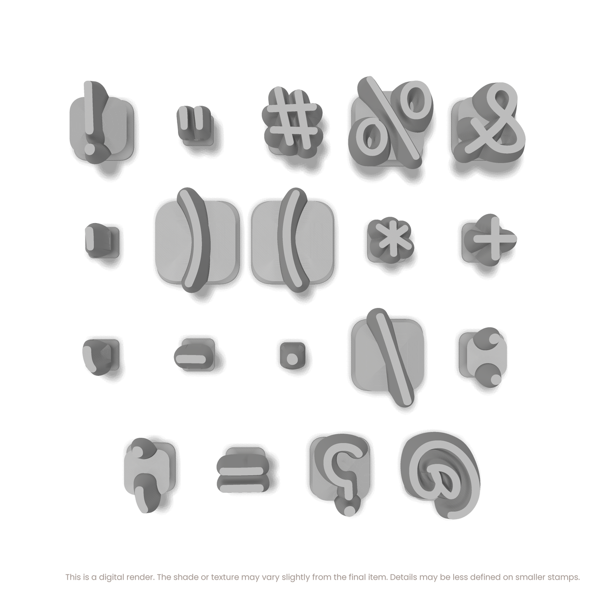 Playpen Sans | Symbol Stamp Sets - Ceramind® Tools