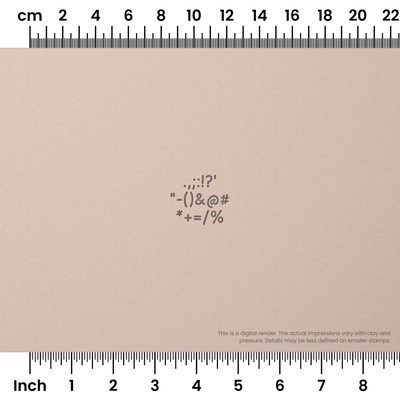 Playpen Sans | Symbol Stamp Sets - Ceramind® Tools