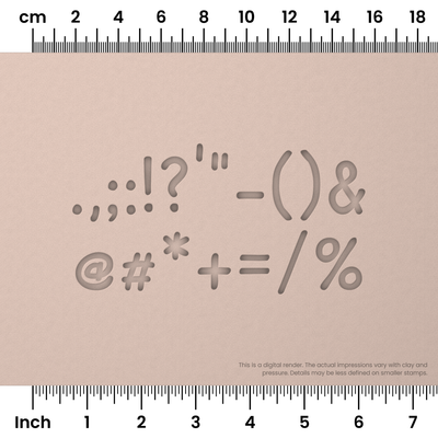 Patrick Hand | Symbol Stamp Sets - Ceramind® Tools