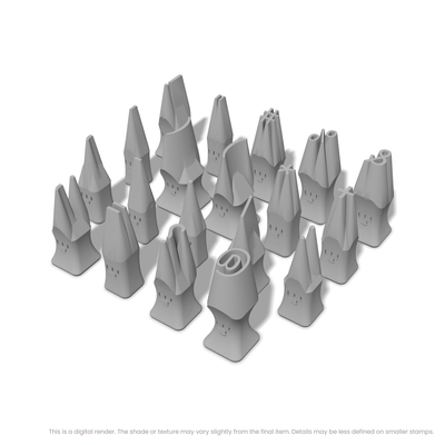 Roboto Condensed | Symbol Stamp Sets - Ceramind® Tools