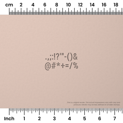 Roboto Condensed | Symbol Stamp Sets - Ceramind® Tools