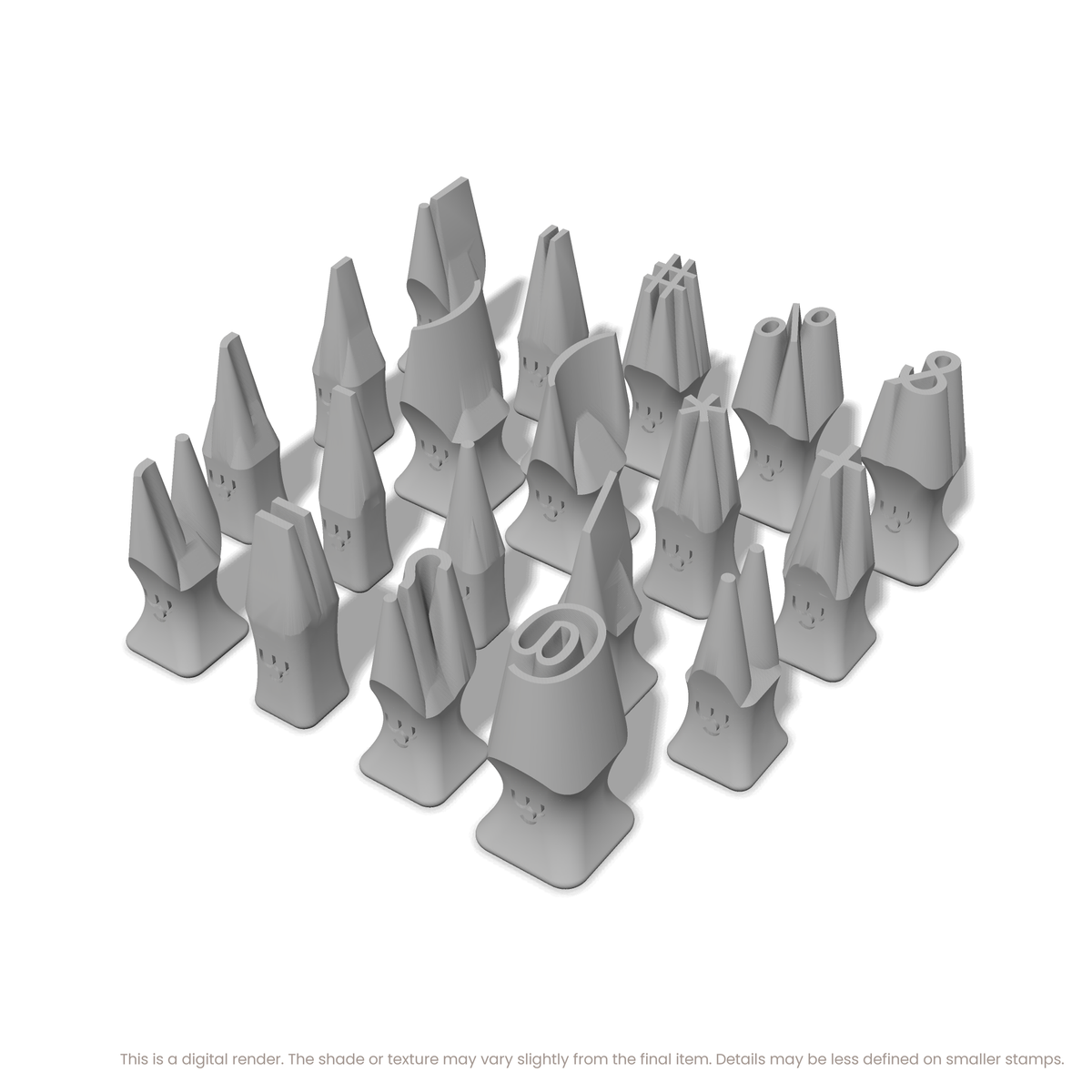 Roboto Condensed | Symbol Stamp Sets - Ceramind® Tools