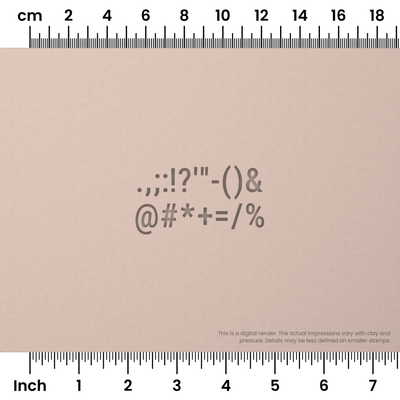 Roboto Condensed | Symbol Stamp Sets - Ceramind® Tools