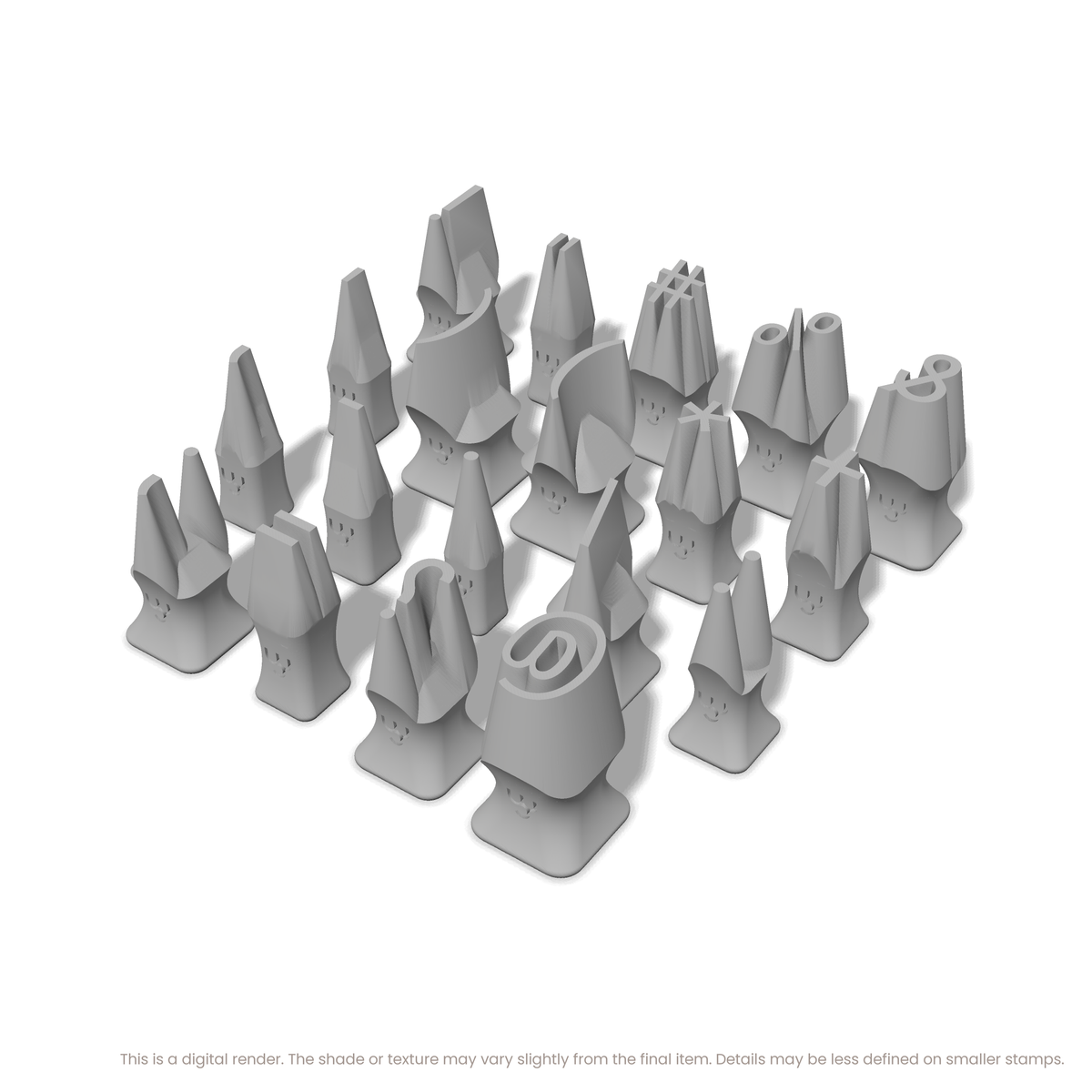Roboto Condensed | Symbol Stamp Sets - Ceramind® Tools