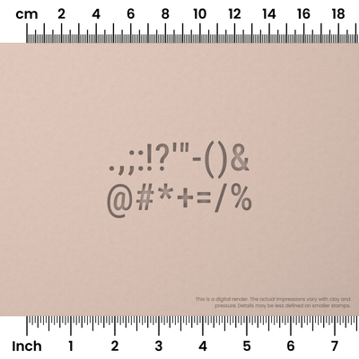 Roboto Condensed | Symbol Stamp Sets - Ceramind® Tools
