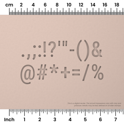 Roboto Condensed | Symbol Stamp Sets - Ceramind® Tools