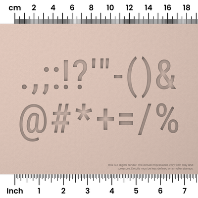 Roboto Condensed | Symbol Stamp Sets - Ceramind® Tools