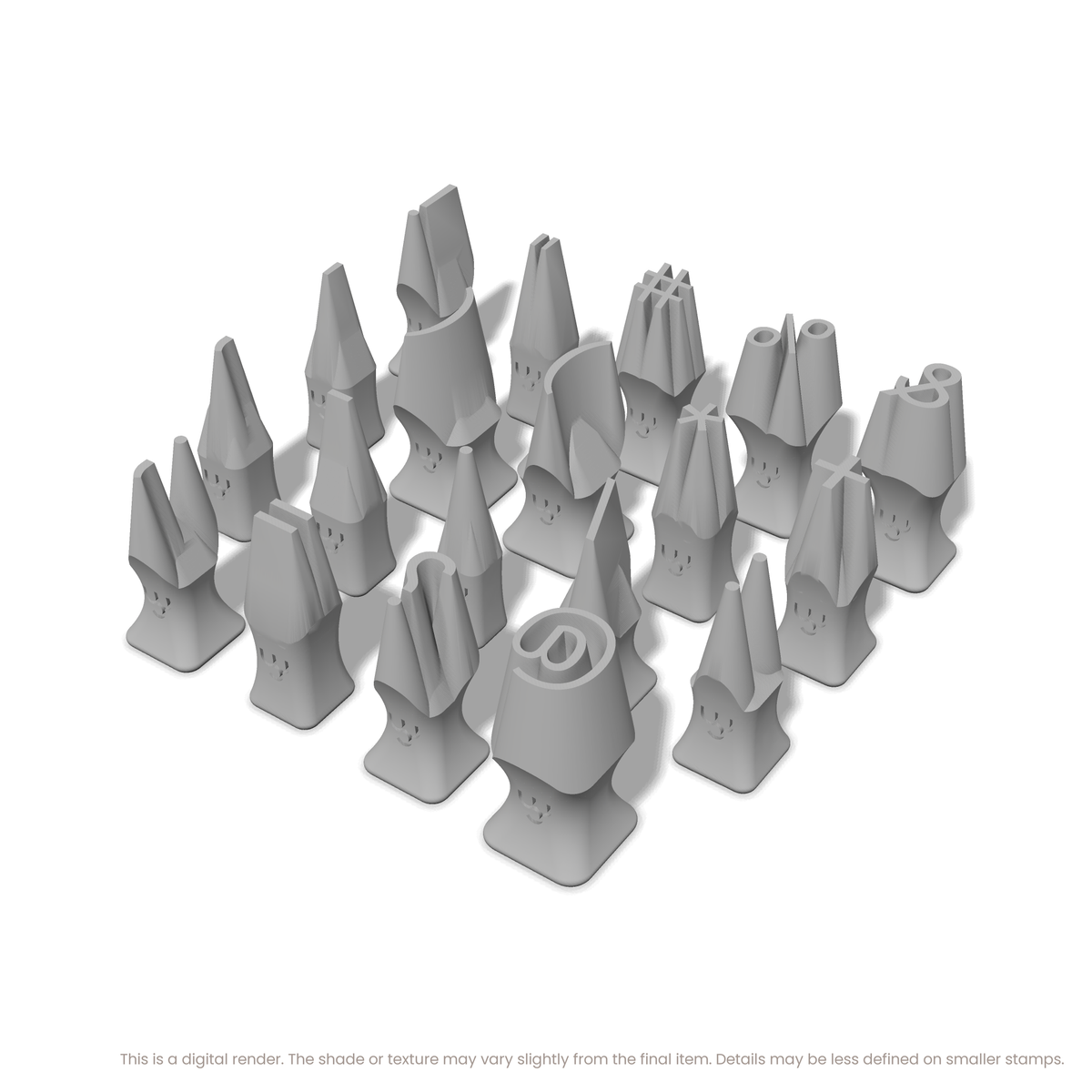 Roboto | Symbol Stamp Sets - Ceramind® Tools
