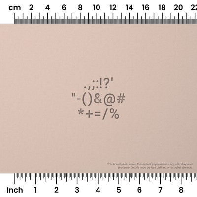 Roboto | Symbol Stamp Sets - Ceramind® Tools