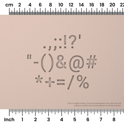 Roboto | Symbol Stamp Sets - Ceramind® Tools