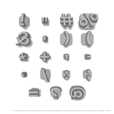 Unbounded | Symbol Stamp Sets - Ceramind® Tools