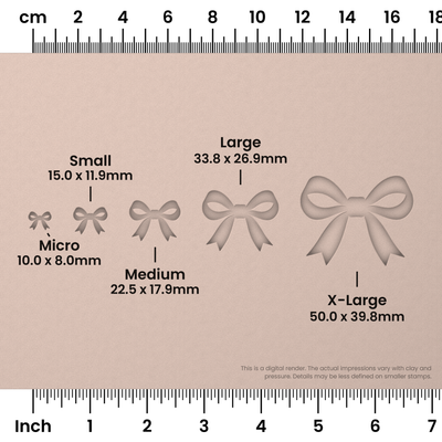 Ribbon Bow Stamps - Ceramind® Tools