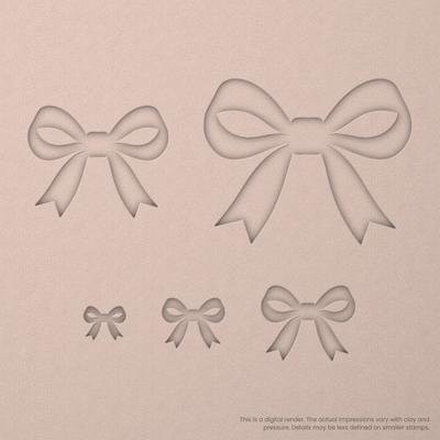 Ribbon Bow Stamps - Ceramind® Tools