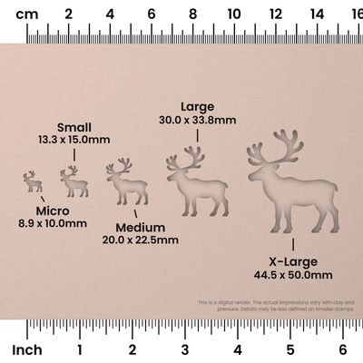 Reindeer (Standing) Stamps - Ceramind® Tools