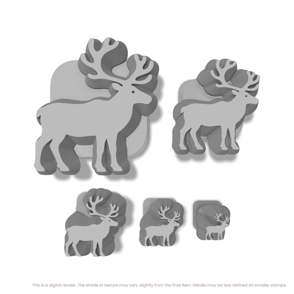 Reindeer (Standing) Stamps - Ceramind® Tools