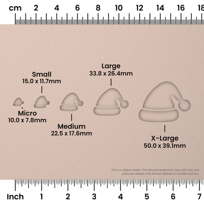Santa Hat Stamps - Ceramind® Tools