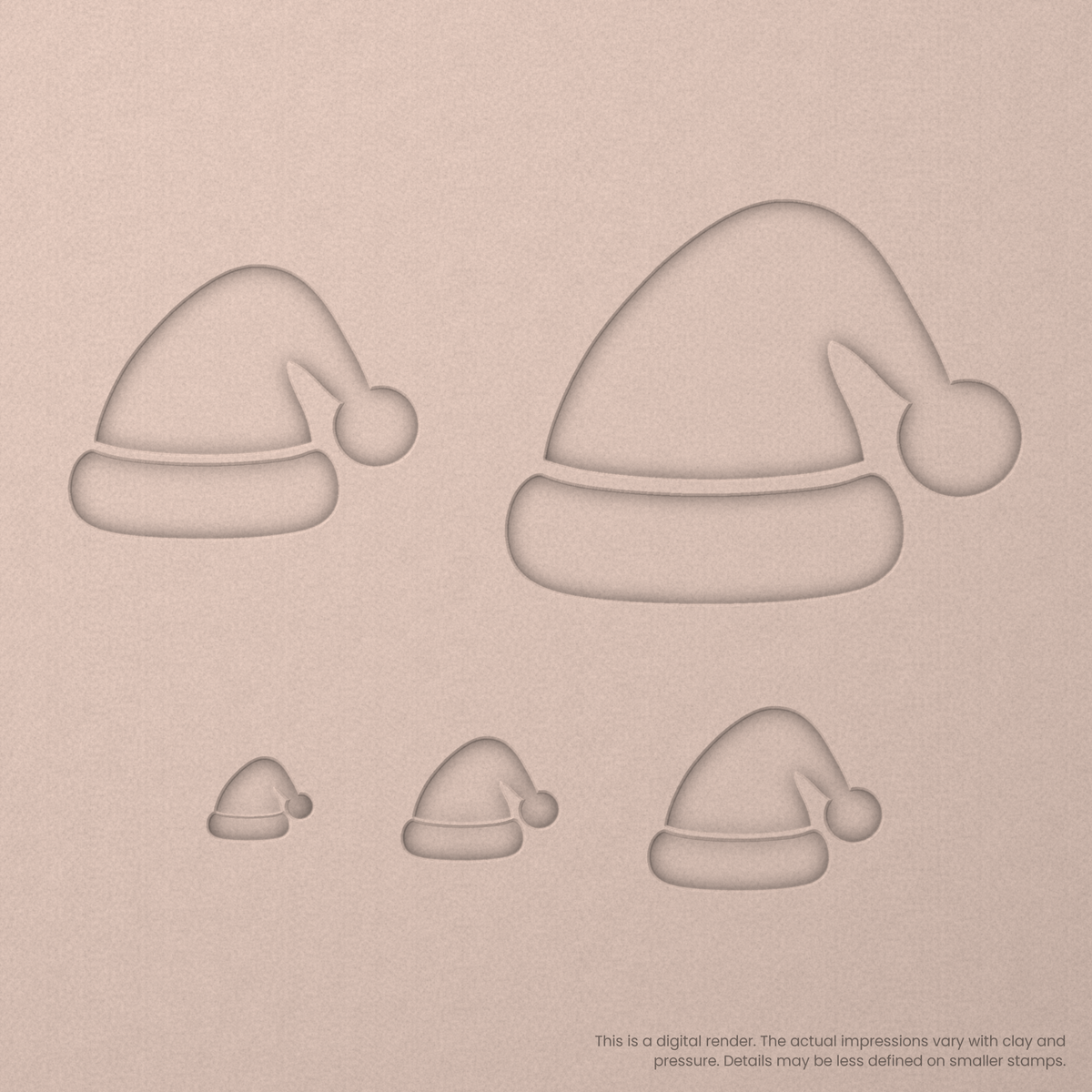 Santa Hat Stamps - Ceramind® Tools